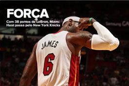 Com-38-pontos-de-LeBron-James,-Miami-Heat-passa-pelos-Knicks