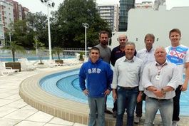 De-olho-em-2016,-Federacao-Francesa-visita-piscina-do-Gremio-Nautico-Uniao