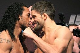 Henderson-e-Thomson-tocam-o-nariz-em-encarada-na-pesagem-do-UFC